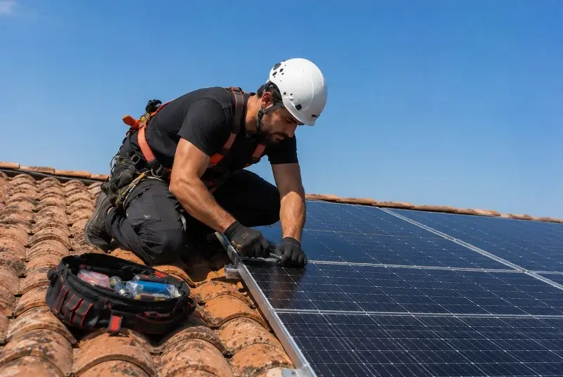 Maintenance et monitoring de panneaux solaires à Barjols